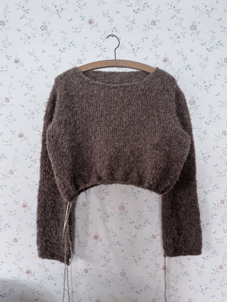 Uukii Sweater – gestrickter Pullover aus der rosa p. Uukii Kollektion, erscheint im Spätherbst 20